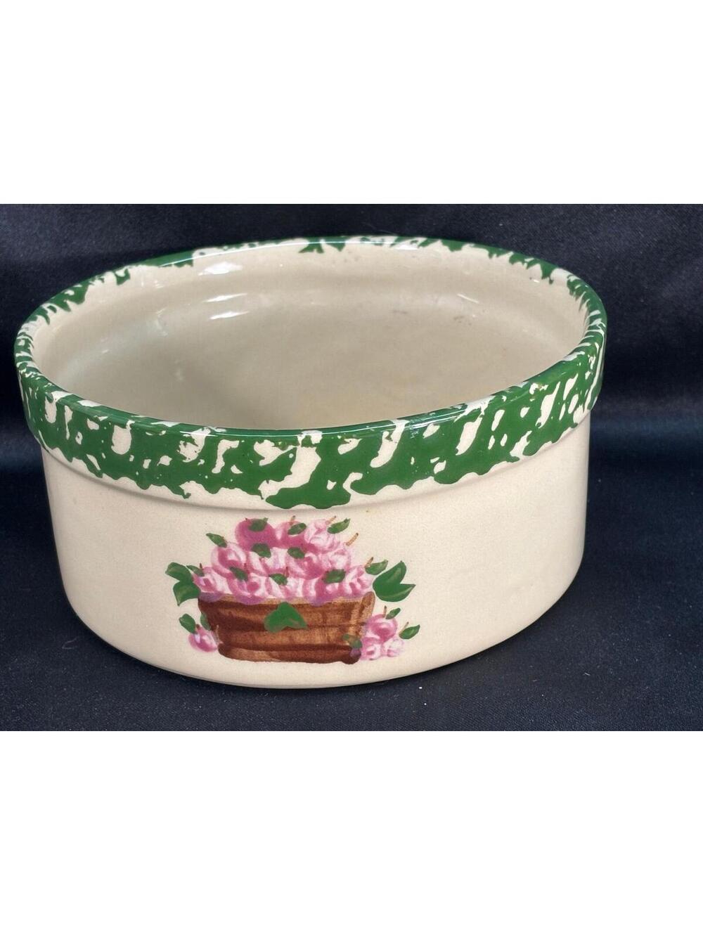 165 - vintage ceramic utensil crock, similar to Robinson Ransbottom Pottery